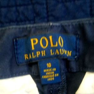 Black polo raph lauren short. Size 10